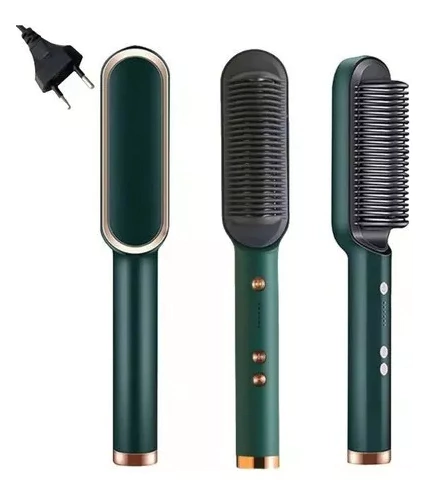 Escova Alisadora 3 em 1 Bivolt